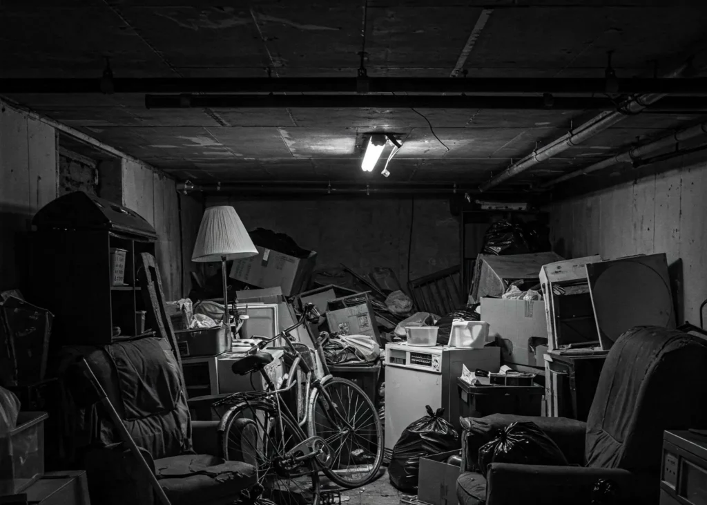 cave en sous-sol à vider