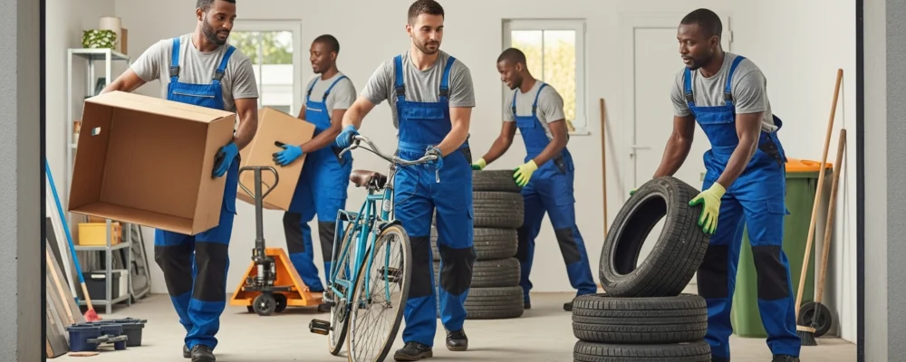 Illustration de Ce que nous vidons dans votre garage pour Débarras garage